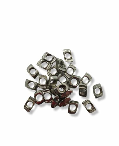T-Nut M5 Drop In Tee Nuts V-SLOT Hammer Nut T Nut for Aluminium Professional V SLOT and C-Beam Pack of 25