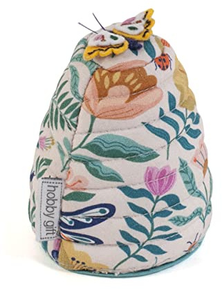 Hobby Gift Novelty Fabric Pincushion - 8 x 8 x 8.5cm - Hive Flutterby