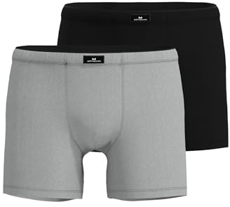 Götzburg Herren Long-Pants grau uni 2er Pack