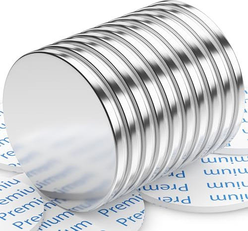 10 Stück 30 mm x 2 mm Neodym Magnet Extra Stark, Magnete für Magnettafel, Whiteboard Magnete, Kühlschrankmagnete für Handwerk, Zuhause, Büro, Klassenzimmer, Eisenwerkzeuge