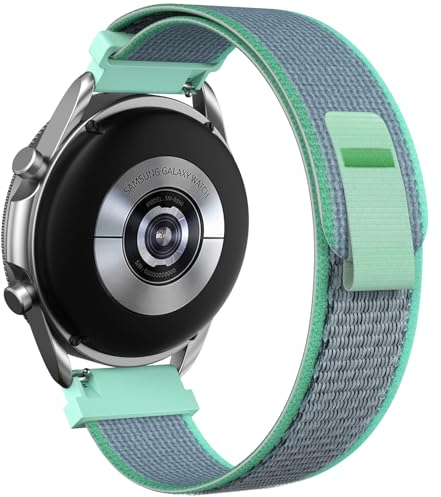 NotoCity Correas para Huawei Watch GT2/GT4/GT3 46MM, 22mm Correa para Huawei Watch GT 2 Pro/GT3 Pro 46mm/GT Runner/Sport/Classic/Watch 2 Classic/Watch 3 46mm Nylon Pulseras(Verde Grey)