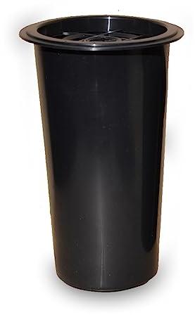 Grabvaseneinsatz mit Blumenverteiler aus Kunststoff Ø9,5 cm Höhe 19 cm