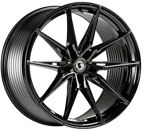 Schmidt Felge TwentyOne 11.0Jx21 ET47 5x112 GlossBlack kompatibel mit Mercedes AMG C-Klasse W205 AMG C63 BiTurbo Coupe/Cabrio, E-Klas