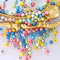 HERZWILD ca.1000pcs holzperlen bunt 8mm holz perlen bastelnperlen f. DIY schmuck Herstellung (8mm)