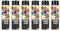 BISOMO Sprühlack, Decklack, Autolack, Felgenlack, Haftgrund Spray 500ml, für Felgen und Karosserie, kratz-, stoß- und schlagfest, Fast Finish:6x Lack Schwarz glänzend