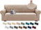 Ystyle Extensible Housse Canapé 3 Places, Universelle Housse De Canapé avec Accoudoirs, Housse Protection Canapém, Sofa Cover Antidérapante, Couvre Canapé pour Chiens Chats Animaux, Kaki