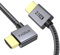XAOSUN Cavo HDMI 2.1 ad angolo retto, 1,8 m, cavo HDMI ultra ad alta velocità da 48 Gbps, supporto 8K a 60 Hz 4K a 120 Hz HDR dinamico eARC HDCP 2.2 e 2.3 HDR10, compatibile con PS5, PS4, X-Box, Roku