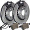 BandelOne Bremsscheiben + Beläge + WK vorne passend für 5 E60 E61 520d 520i 523i 525d