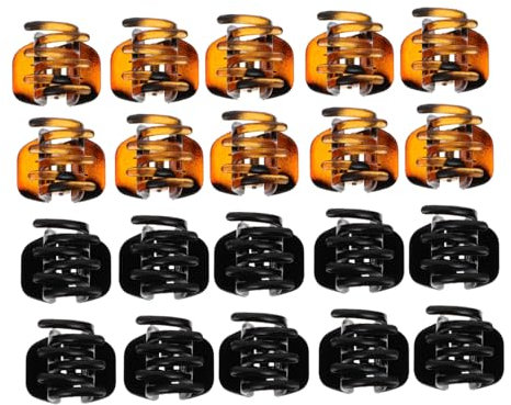 NOLITOY 20pièces Pinces à Cheveux Acrylique Chic Lot De Petites Épingles Pour Coiffure Pour Filles Et Femmes