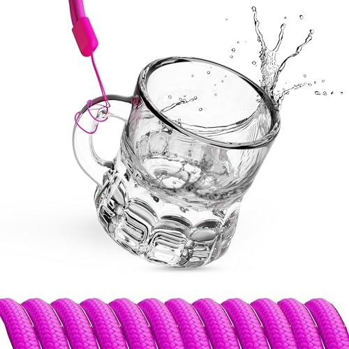 Carlso Schnapsgläser mit Band 12er Pack (Bunt) (12, pink)