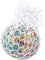 Sensorischer Regenbogenball, Großes Squeeze Stress Mesh Spielzeug, Regenbogen Traubenbälle Im Taschenformat, Bunt, Weich Und Elastisch, Kompakt Und Tragbar