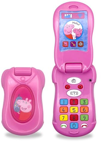 Peppa Pig Flip and Learn Phone - 4 Languages; DK, SE, NO, FI - Lexak for Children 1.5+ Years