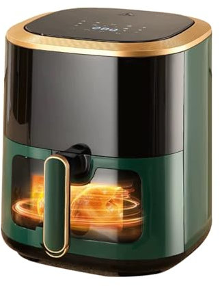 Friggitrice ad aria domestica 12L grande capacità forno multifunzione visivo, touch screen, cestello estraibile, temperatura massima 200 °C