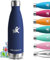 Botella Agua Acero Inoxidable- 750ml- Botella Termica, sin BPA, Cantimplora Acero Inoxidable, A Prueba de Fugas, Botella Aluminio, Aislamiento al Vacío, Botellas para Escuela, Cafetería, Oficina, Yoga