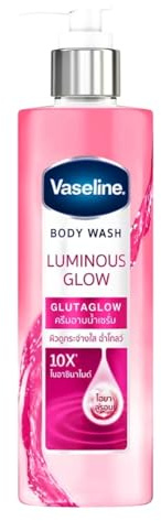 Vaseline Body Wash, Luminous Glow, Glutaglow Technology, 10X Niacinamide, Hyaluronic Acid, Radiant Skin, Fruity Fragrance 425ml