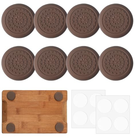8 Pcs Anti Slip Cutting Board Pads, Self-Adhesive Rubber Feet for Kitchen Cutting Board