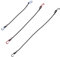 Unitec 75252 Gepäckspanner mit Karabiner, 3-er Set 60 / 80 / 100 cm
