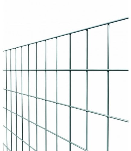 Il Brico Rouleau de 25 m, maille métallique électrosoudée et galvanisée, maille 50 x 75 mm, pour clôture de construction – 100 cm, gris