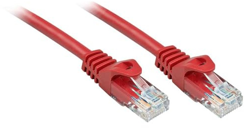 Lindy Basic Network Cable Cat. 6 U/UTP 10 m red