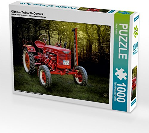 CALVENDO Puzzle Oldtimer Traktor McCormick 1000 Teile Puzzle quer | Lege-Größe cm Foto-Puzzle für glückliche Stunden