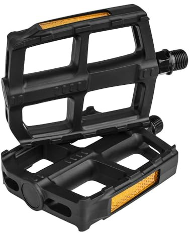 BV Bike Pedals - 2-Set, Fit Bicycle Pedal 9/16 Compatible, Non-Slip & Durable Lightweight for Most Adult Bikes & MTB