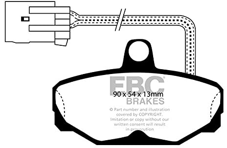DP571/2 Bremsbeläge ULTIMAX2 EBC Brakes für Ford Scorpio Saloon Scorpio Estate Granada Mk3 Granada Mk3 Estate