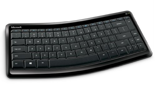 Microsoft Sculpt Mobile - Teclado (Inalámbrico, Bluetooth, Negro, Batería, Windows 7 Home Premium, Windows 7 Home Premium x64, Windows 7 Professional, Windows 7 Professional x, De plástico)