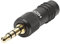 HICON Connector 3,5 mm Klinkenstecker male Stereo verriegelbar passend zu Sennheiser EVO Bodypack Serie - HI-J35S-SCREW-M