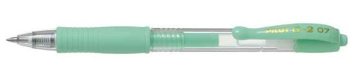 Pilot Set 6 Stifte Schreibender Gel G2 07, grün pastell