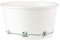 BIOZOYG Nachhaltige Universal Karton Einwegschalen für Eis, Dessert, Fingerfood, Vorspeisen, Snacks I 500 St. Speisebecher weiß mit Icon Druck 300 ml / 12 oz I runde Einwegbecher kompostierbar