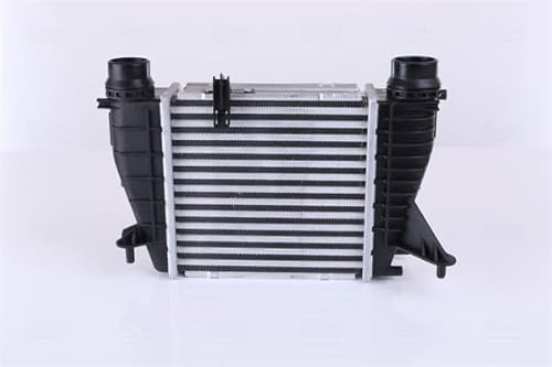 NISSENS 96363 Ladeluftkühler LLK für RENAULT Clio III Schrägheck (BR0/1, CR0/1) Turbo Intercooler Netzlänge 210 mm, Netzbreite 202 mm, Netztiefe 62 mm, mit Schnellkupplungen