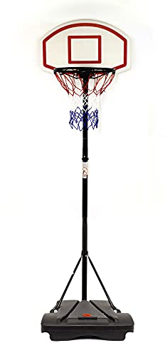 Outdoor Free Standing Portable Adjustable Basketball Hoop & Net Set