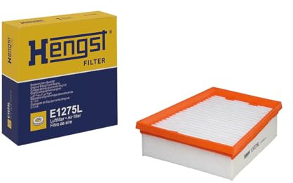 HENGST - Luftfilter E1275L - Luft-Filtereinsatz für KFZ | Hochwertiger Motorluftfilter für Otto- oder Dieselmotor - Schutz für Motoren - Wasserbeständig