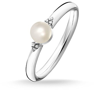 Thomas Sabo Damen-Ringe 925 Sterlingsilber zirkonia '- Ringgröße 54 D_TR0039-765-14-54