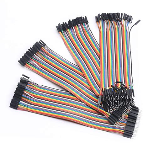 DEVMO 120pcs Dupont Wire Jumper Cable Ribbon 20cm Male to Female Compatible with Arduino Breadboard SMT32 Arduino Raspberry Pi