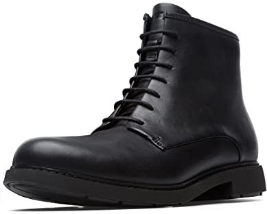 Camper Neuman K400245, Stivale alla caviglia Donna, Nero 004, 40 EU