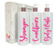 Print Maniacs White Mrs Hinch Inspired Personalised 500ml Bottles Bathroom Lotion Kitchen Shampoo Conditioner Rose Gold Pump (Set 3) (Pink)
