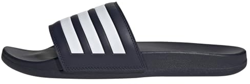 adidas Mixte Adilette Comfort Slides, Core Black / Cloud White, 47 EU