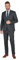Steffen Klein Herren Anzug Wolle| Business Anzug | anthrazit| Regular Fit | Klassischer Stil, Elegant | Bequeme Passform und Professioneller Look | Unvergleichbarer Komfort | Größe: 52
