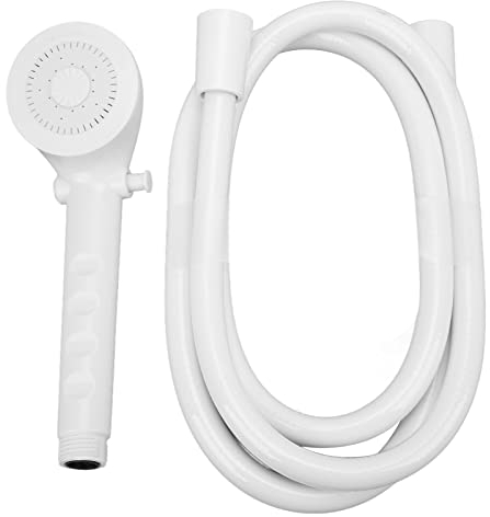 Regadera para caravanas, cabezal de ducha de mano con kit de manguera de 4.9 pies, flujo de 2.5 a 5 GPM portátil para autocaravana, caravana, barco marino