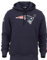 New Era Kapuzenpullover New England Patriots NFL Pullover American Football blau mit CapSpin Pin - XXL