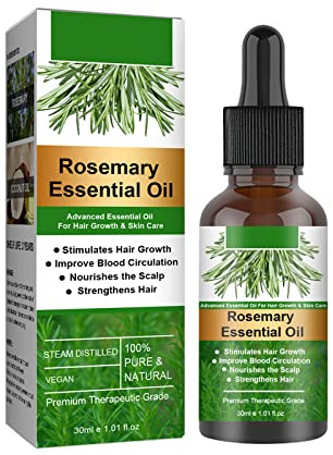 Ingzy Rosemary Hair Growth Oil - Serum, Prevent Hair Loss - Topical Formula To Help Grow Healthy, Strong Hair for Men & Women,30ml