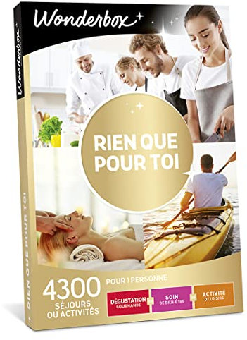 Wonderbox - Rien Que pour Toi - Coffret Cadeau - Idée Cadeau Multi Activités