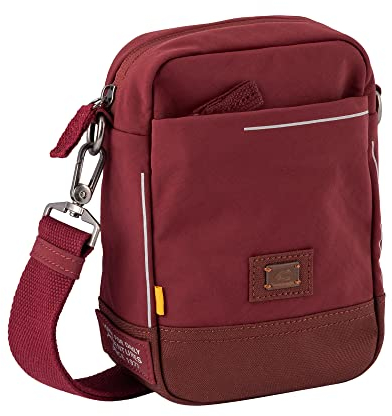 camel active City Herren Umhängetasche Crossbody Bag Klein Rot