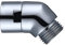 Handbrause Adapter 135 Grad, Winkelstück Für Handbrause Beweglich Duscharmanschluss (135° - A)
