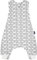 Alvi Sleep-Overall Wolke Silber Exklusiv | Baby Schlafsack mit Füßen | Ganzjahres Babyschlafsack mit Beinen | Schlafsack Kinder - 2.5 TOG | Baumwolle Kinder Schlafsack Jungen und Mädchen