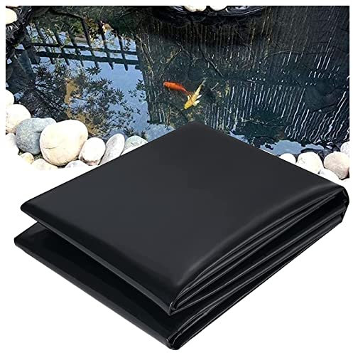 Doublure D'étang Étanche HDPE Bâche pour Bassin À Poisson Extérieur Membrane Renforcée Liner Revêtement De Bassin pour Petits Étangs, 1x5m 2x6m 4x7m 3x15m 4.5x12m 6x6m 7x10m 8x8m 10x15m (Size : 3x4m(