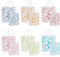 nbeads 36 STK. 2 Größen Papier-Geschenk-Taschen, Gemischte Farben Bubble Muster Party Favor Bags Kraftpapier Taschen Kraft Taschen mit Griff für Business Shopping Hochzeit Party Favors