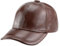 Baseball Cap Herren Damen Outdoor Leder Baseballmütze Verstellbar Baseballkappe Schirmmütze Herbst Winter