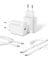 Anker Chargeur USB C 25 W avec câble USB C, Chargeur Samsung Charge Rapide PPS pour Samsung Galaxy S23 Ultra/S23+/S23/S22/S21/S20/Note 20, etc. (Lot de 2 câbles de 1,5 m Inclus)